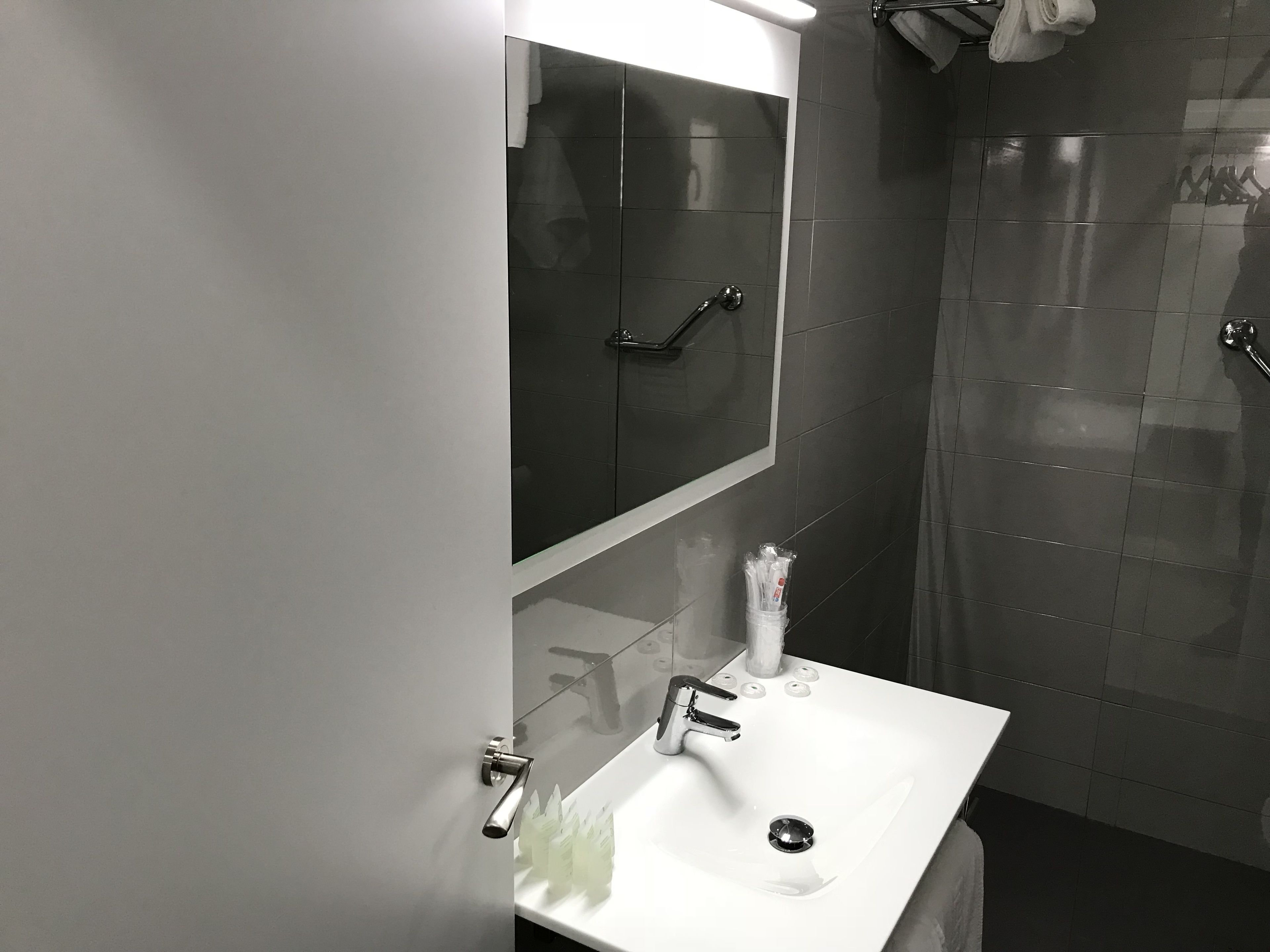 comfort quadruple room, multiple beds | bathroom | free toiletries, bidet, towels