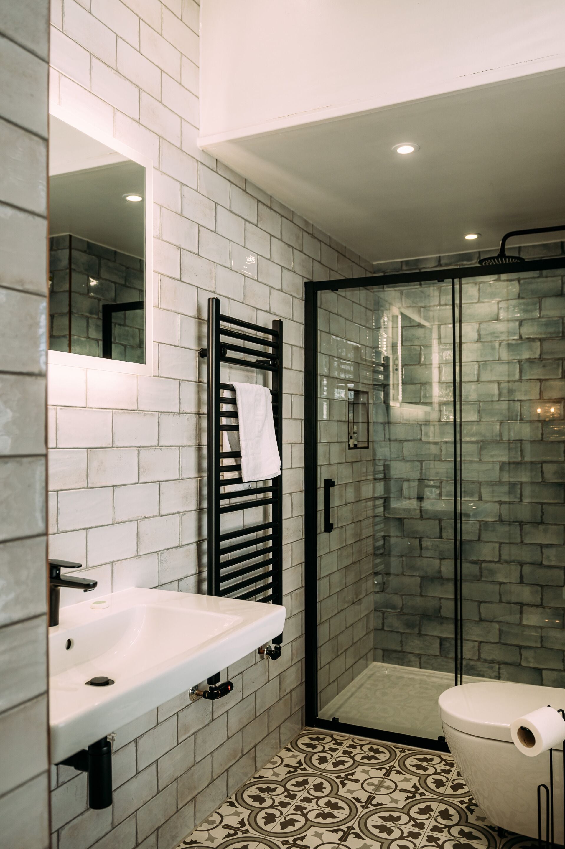 Dobbeltrom – superior, eget bad, sjøutsikt | Bad