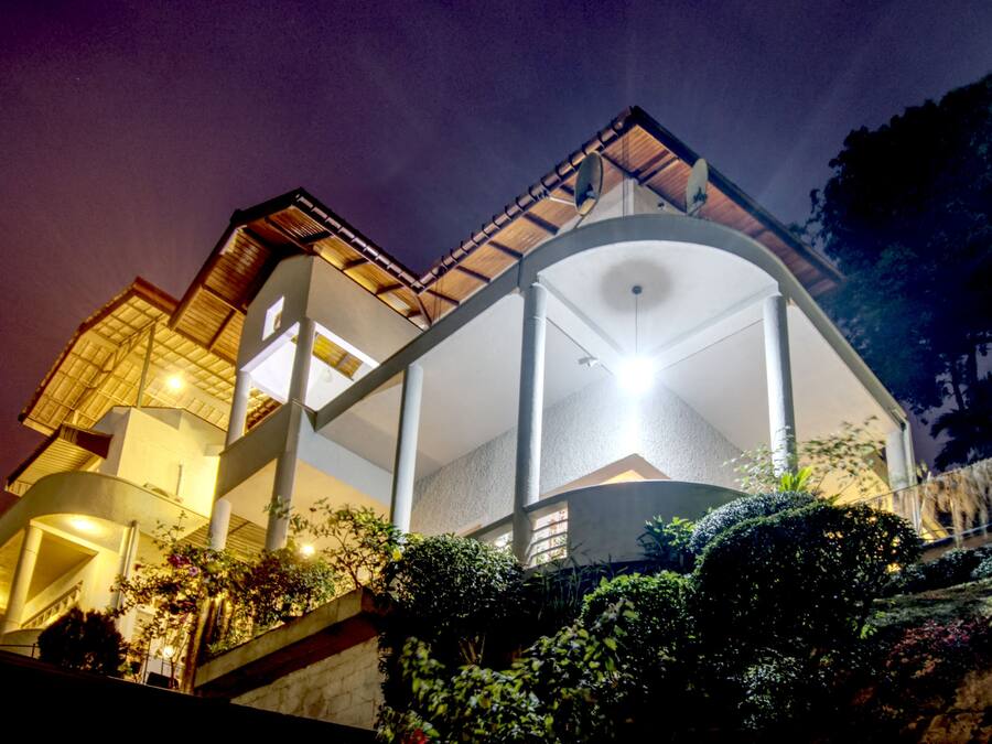 Front of property – evening/night