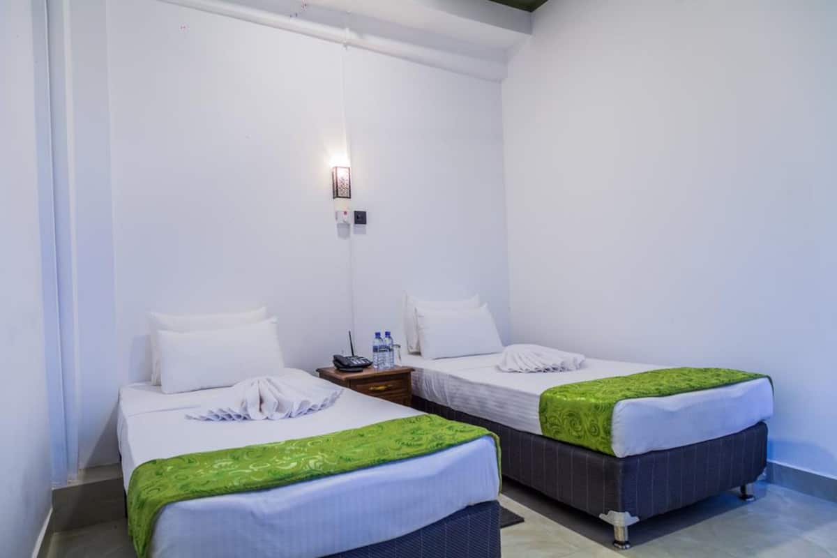 Camera Basic con letto matrimoniale o 2 letti singoli | Ferro/asse da stiro, lenzuola