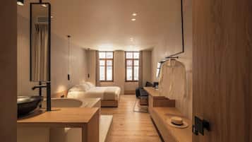 1 habitación y ropa de cama de alta calidad