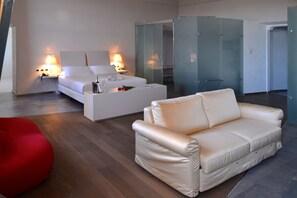 Suite Présidentielle | Draps italiens Frette, literie de qualité supérieure, minibar
