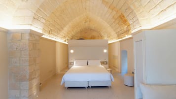 Suite estudio familiar | Ropa de cama de alta calidad, minibar, sistema de insonorización