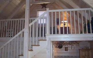 Cabin, 1 King Bed (309: Old Glory) | Individually decorated, individually furnished, iron/ironing board