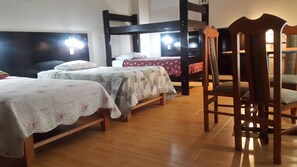 Quadruple Room | In-room safe, iron/ironing board, free cots/infant beds, rollaway beds