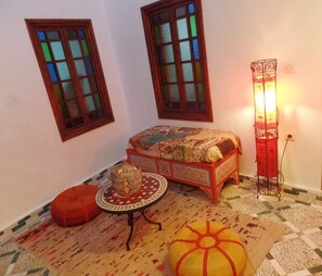 Lobby sitting area - Riad Dihya (Marrakech)