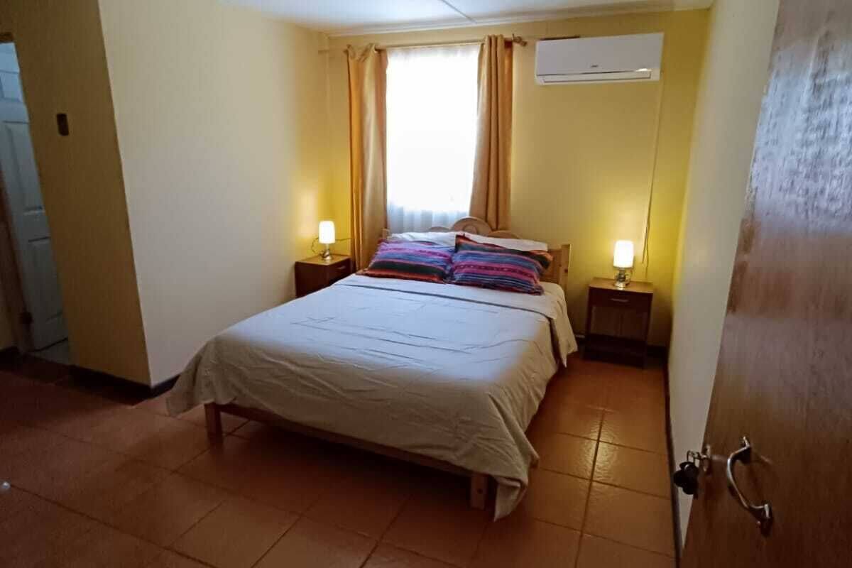 standard double room, 1 double bed, private bathroom | bed sheets