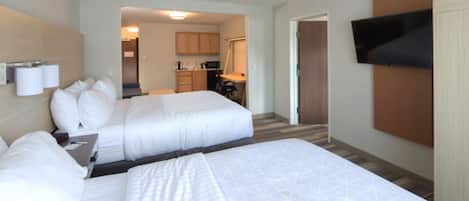 Suite, Multiple Beds | In-room safe, desk, blackout drapes, soundproofing