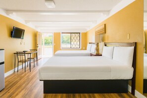 Standard Room, 2 Queen Beds, City View | Desk, laptop workspace, iron/ironing board, free WiFi