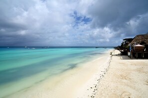Plage, sable blanc