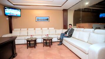 Zona de estar del vestíbulo