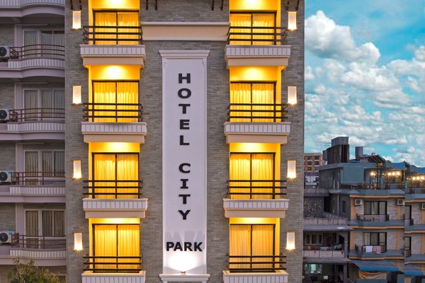 Front of property - evening/night