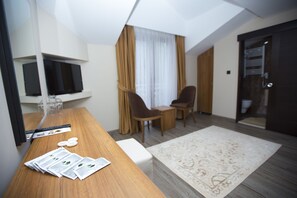 Deluxe-Doppel- oder -Zweibettzimmer | Ausblick vom Zimmer