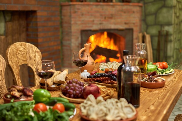 Outdoor banquet area - S&L Boutique Hotel  (Tbilisi)