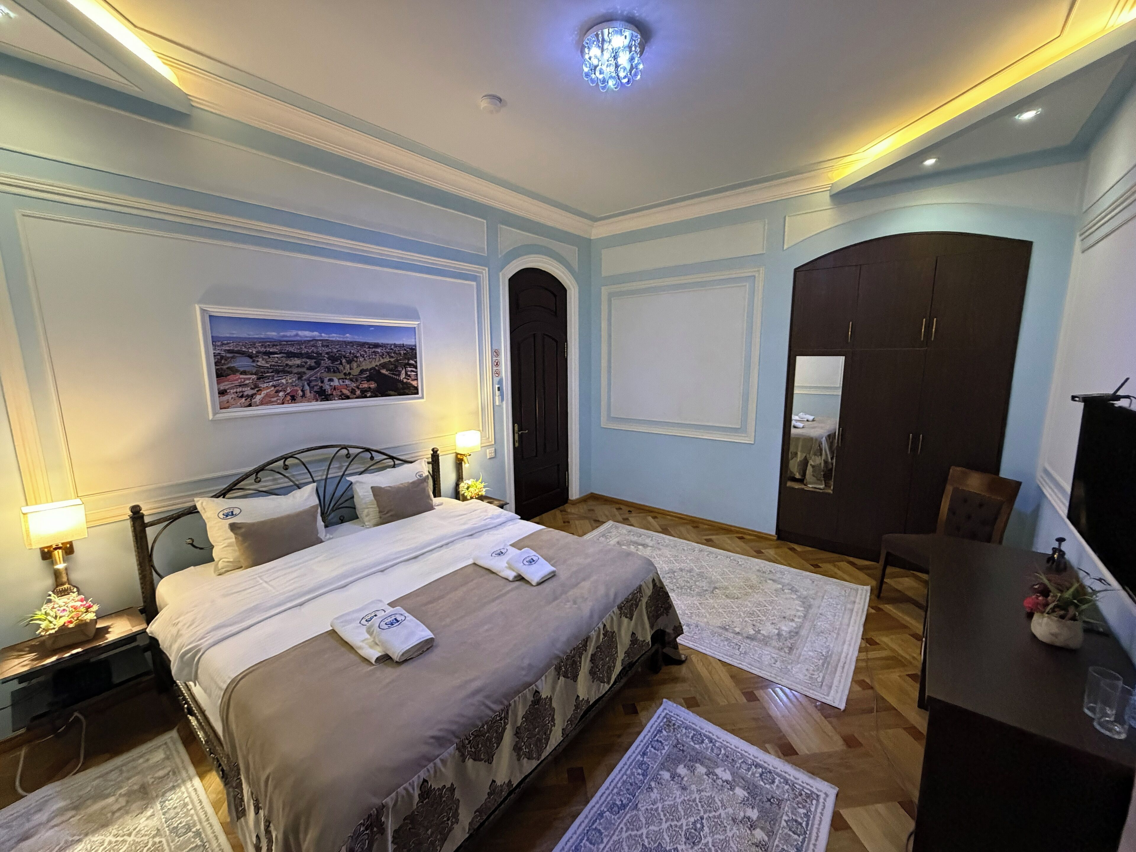 Deluxe Double Room, Balcony (404) | Premium bedding, minibar, in-room safe, desk