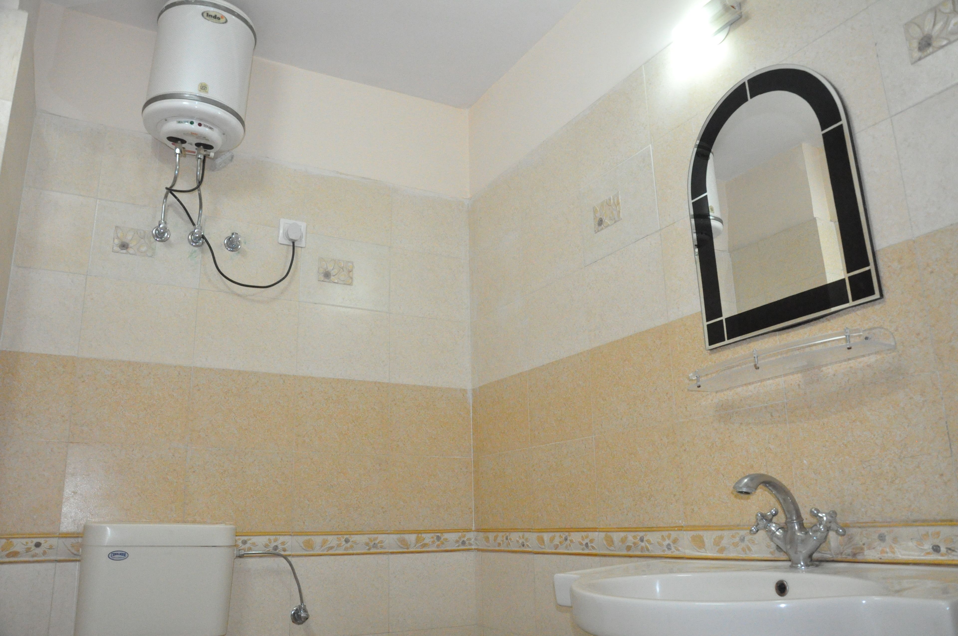 shower, free toiletries, slippers, towels