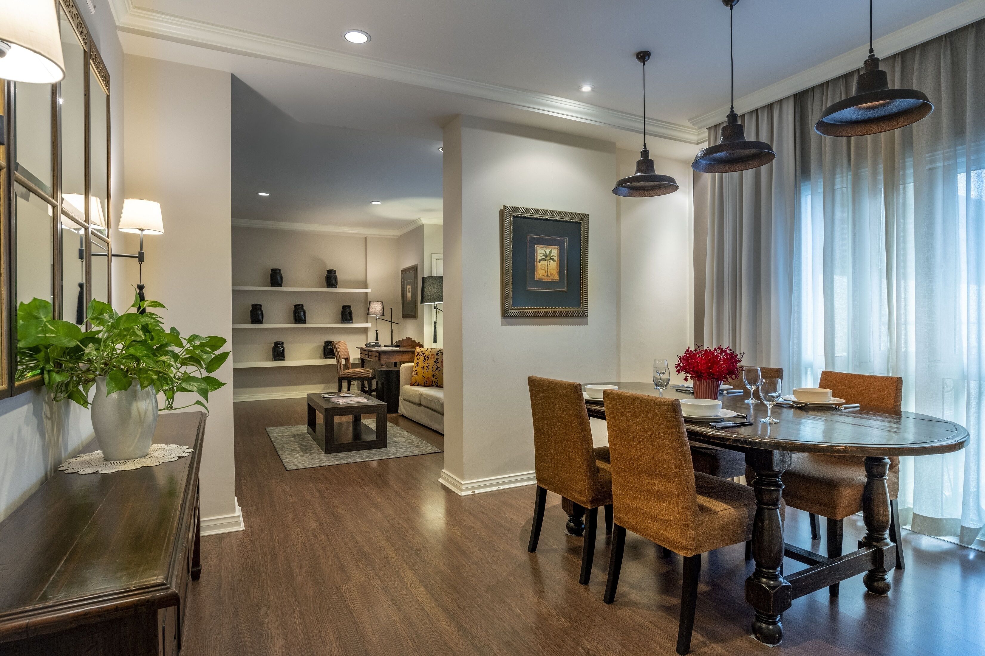 penthouse suite  | living room | 42-inch led tv with satellite channels, tv