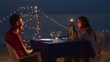 Private beach nearby