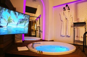 Suite, bain à remous