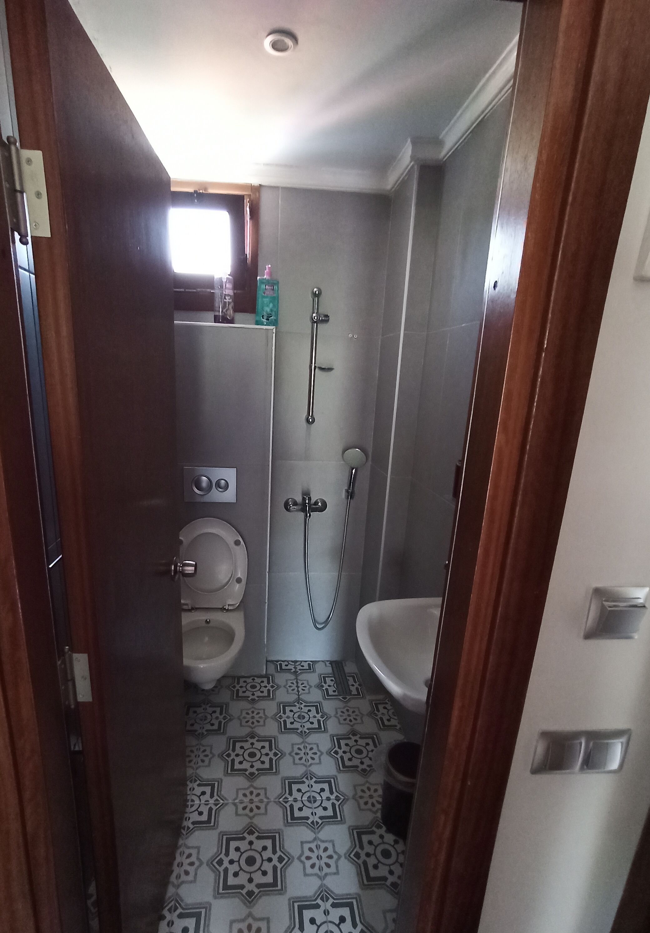 family apartment, 2 bedrooms with kitchen and pool view  | bathroom | shower, rainfall showerhead, hair dryer, towels