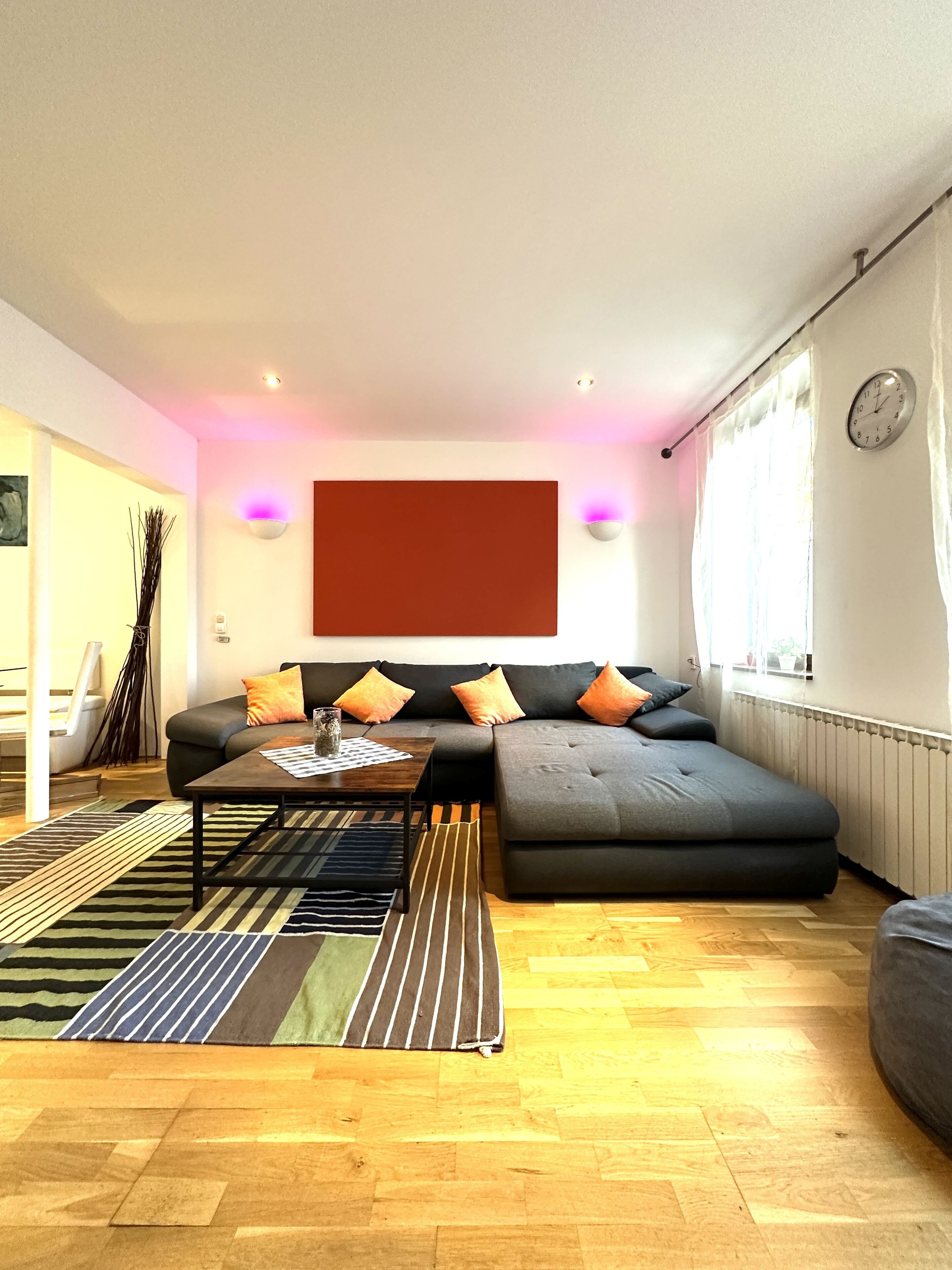 Villa Ville, 3 chambres, non-fumeur, bain à remous | Coin séjour