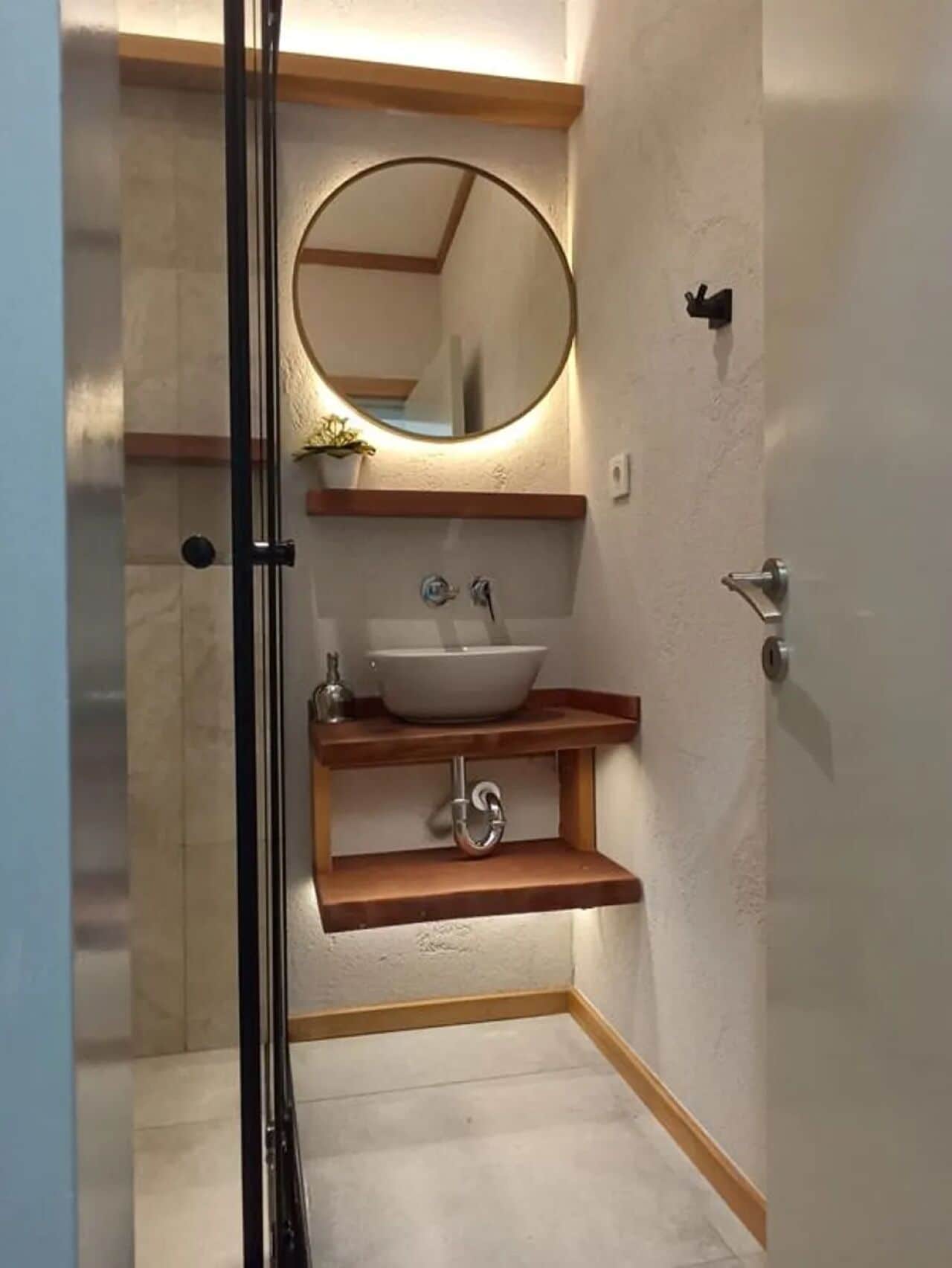 shower, hair dryer, slippers, towels