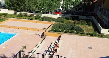 studio 4 people swimming pool at CAP D'Agde