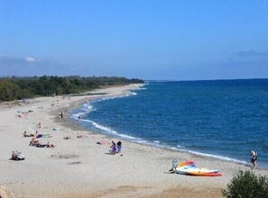 Na praia 