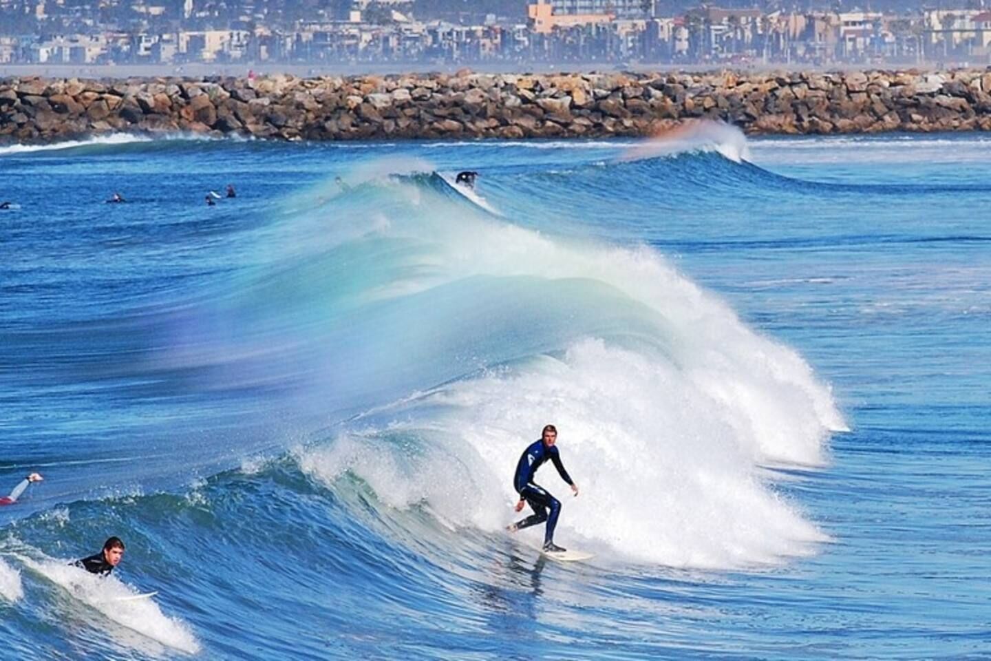 Sun-loungers, beach towels