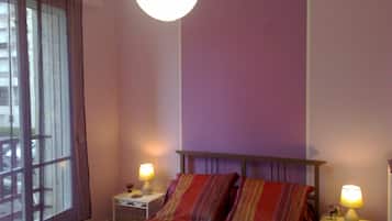 2 chambres, fer et planche Ă  repasser, Wi-Fi, draps fournis