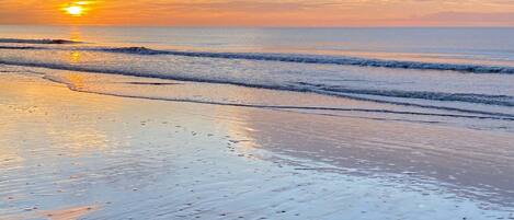 On the beach