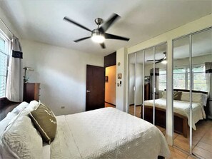 3 bedrooms, iron/ironing board, travel cot, WiFi