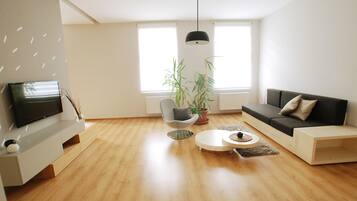 公寓, 3 間臥室 (Jizera) | 高級寢具、獨特裝潢、布置獨特、書桌