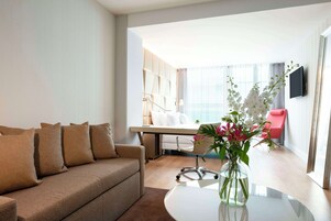 1 habitación, ropa de cama de alta calidad y minibar 