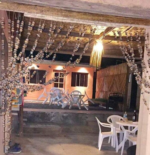 Terrace/patio - Hostal Inti Para - Hostel (San Pedro de Atacama)