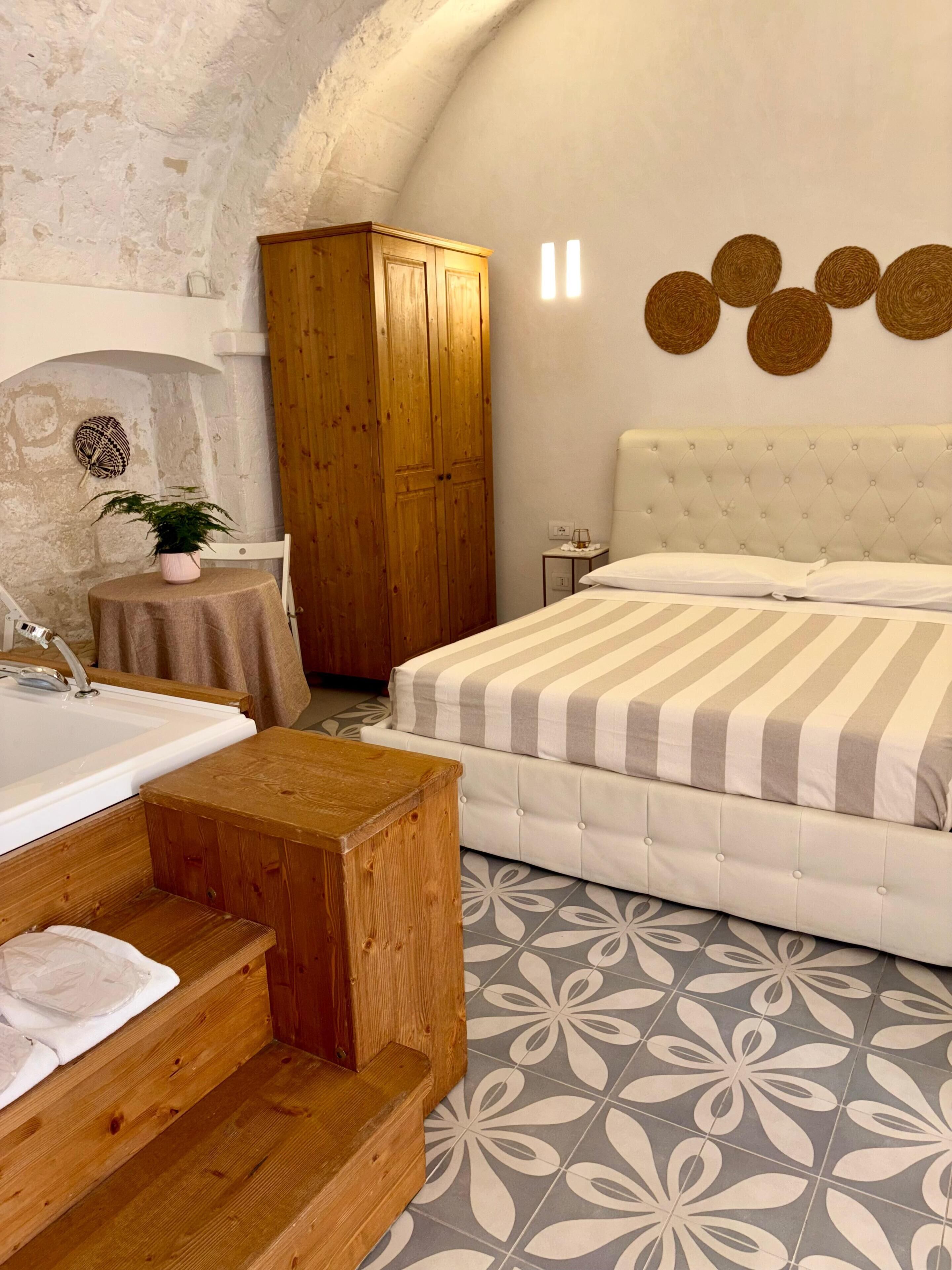 Suite estudio de lujo, 1 cama de matrimonio, no fumadores, baño privado | Sábanas italianas Frette y ropa de cama de alta calidad
