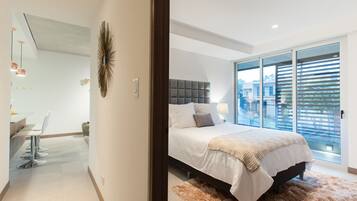 2 bedrooms, premium bedding, iron/ironing board, free WiFi