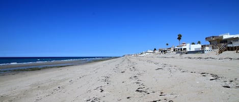 On the beach