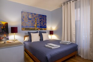 2 slaapkamers, een kluis op de kamer, een strijkplank/strijkijzer