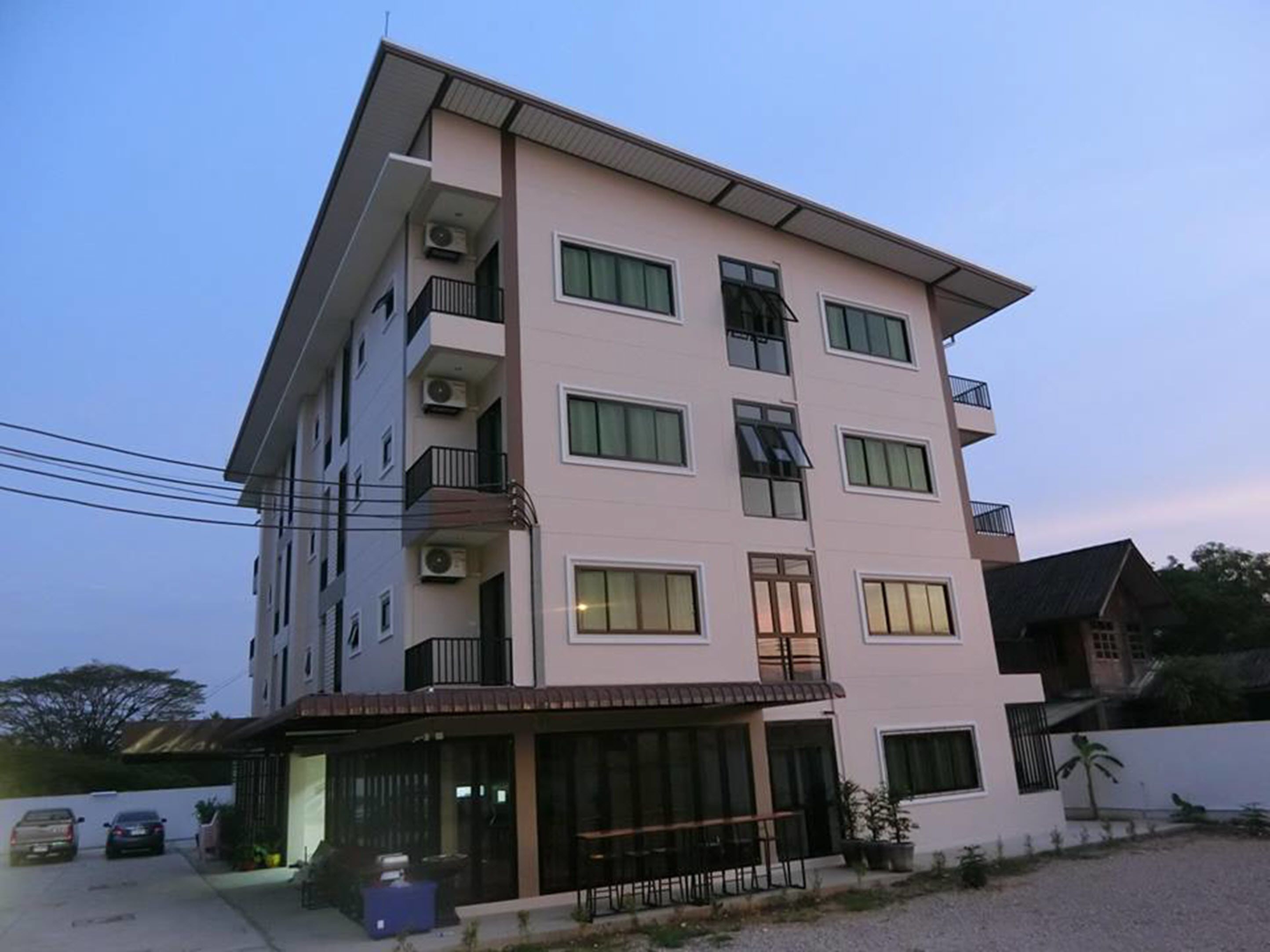 front of property – evening/night