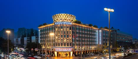 Front of property – evening/night