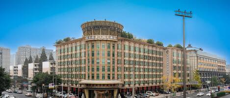 Byutsikt fra overnattingsstedet