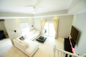 Smart TV, video games, DVD player, books