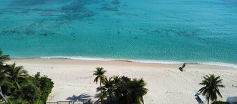 Modern condo steps from the beach