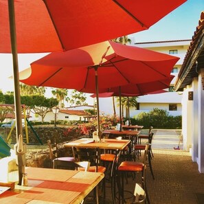 Outdoor dining - Villa  217  2 Bdm, 2 Ba  For 6 Guests Max  (Rosarito, Baja California)