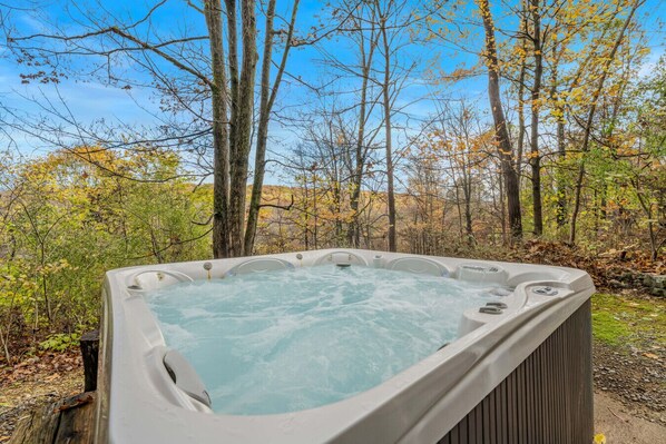 Bain à remous extérieur