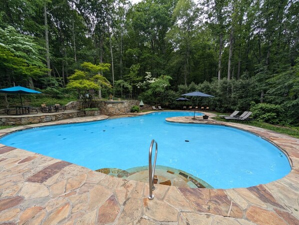 Seasonal outdoor pool