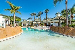 Outdoor pool, a heated pool - 14-206 Legacy Dunes Resort, 4 miles from Disney, relax and recharge, heated pool (Kissimmee)