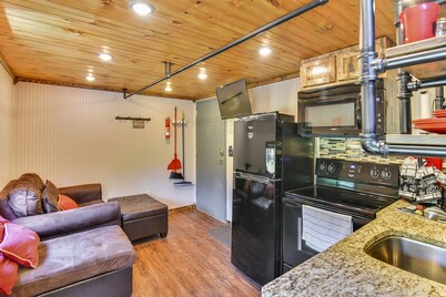 Sleep in a caboose on a 65 acre buffalo ranch!