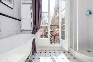 Shower, hair dryer